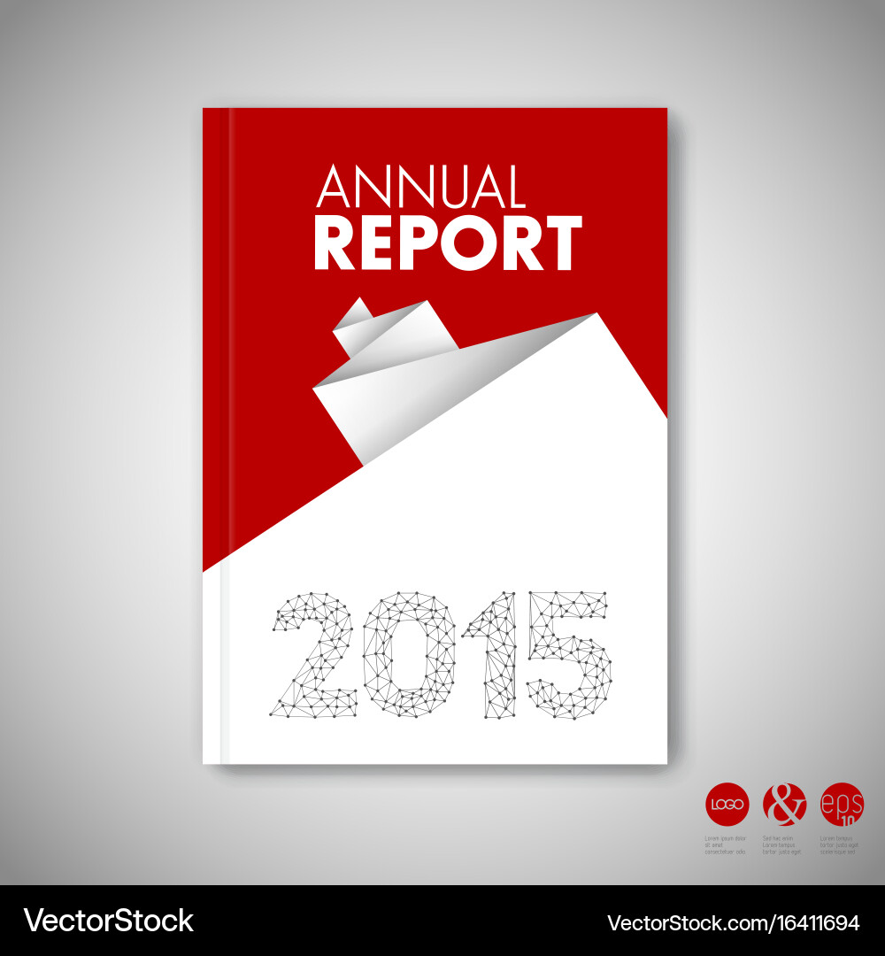 Modern abstract brochure design template Vector Image