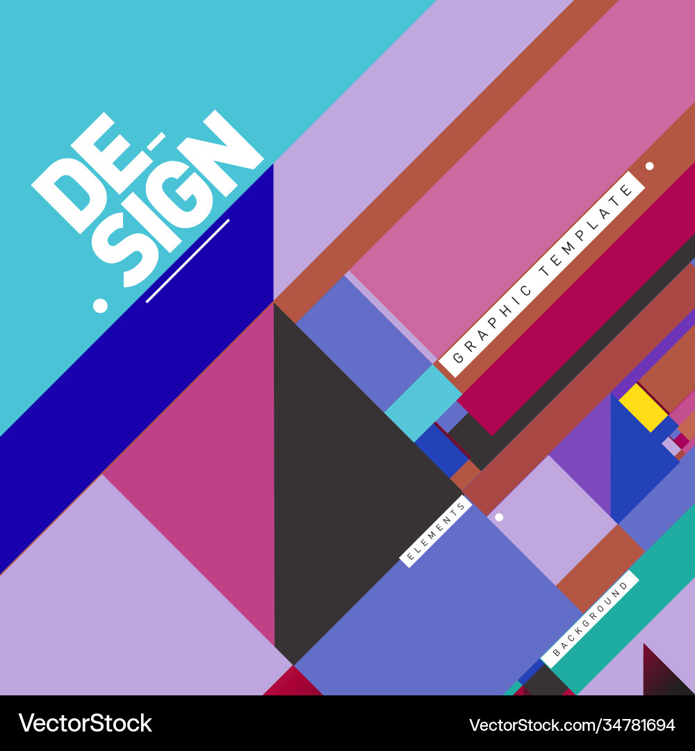 Modern colorful background material design Modern colorful background material design vector image