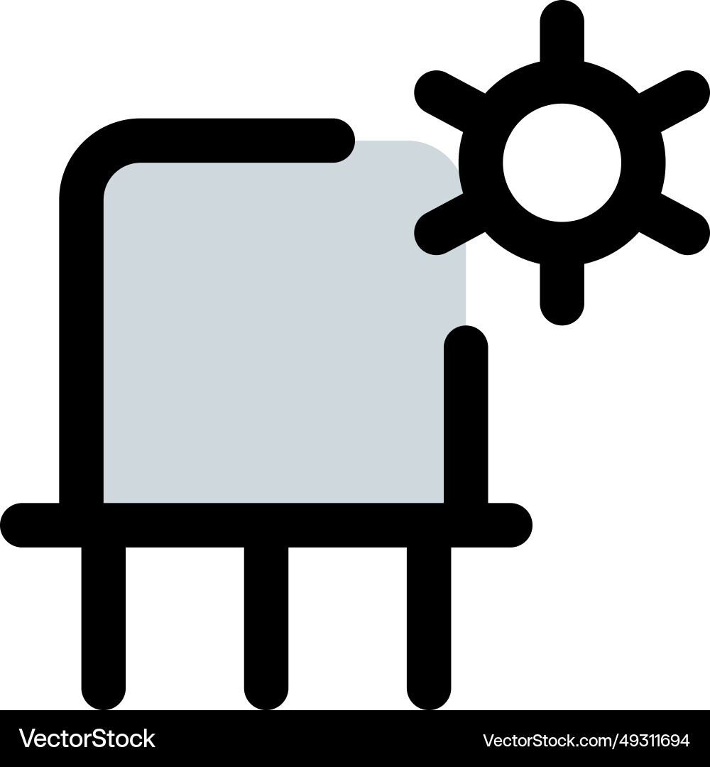 Modifying operational settings within vector image