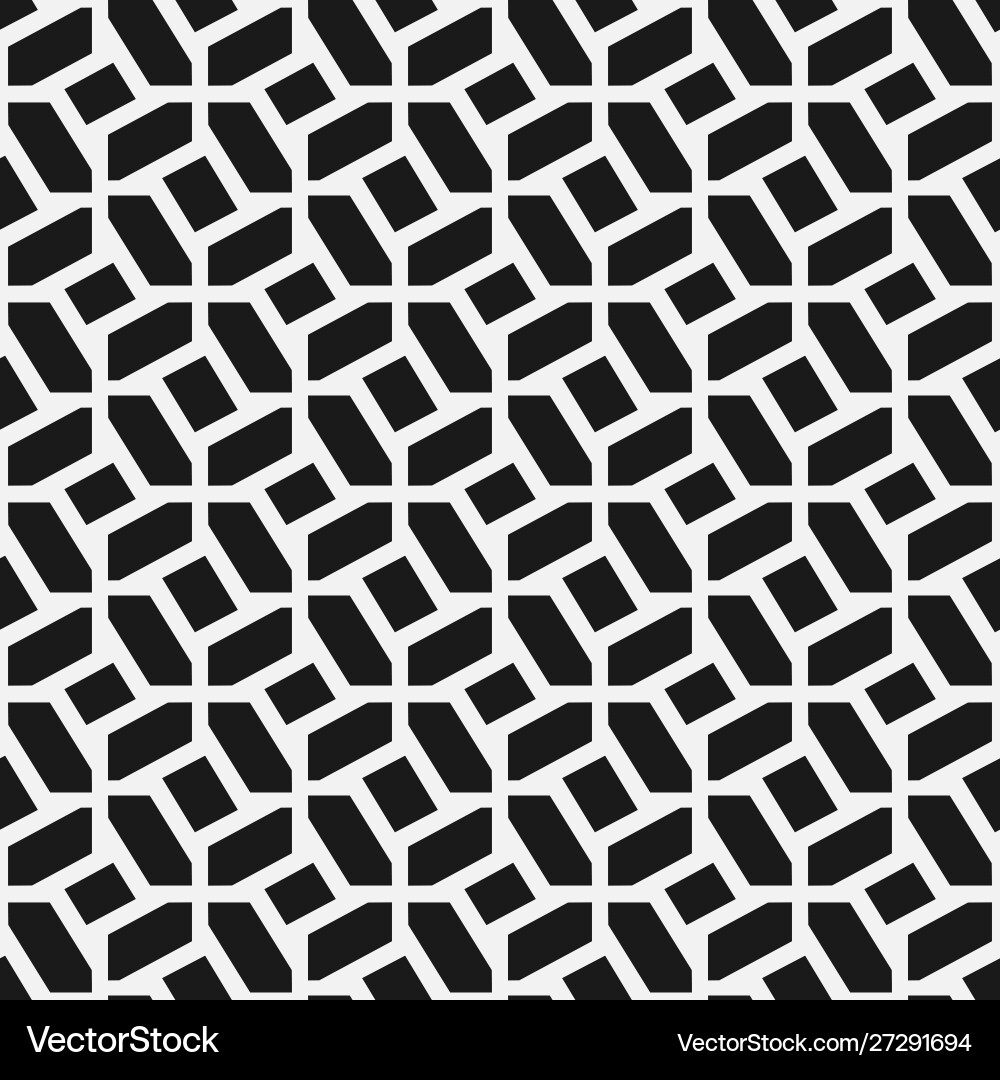 Seamless geometric pattern modern grid Royalty Free Vector