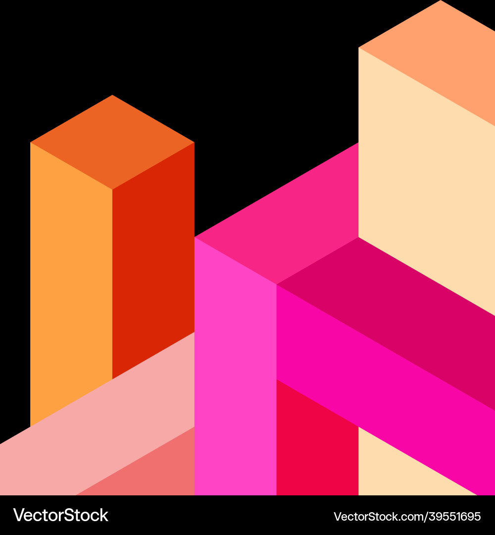 Abstract background 3d cubes cubic elements Abstract background 3d cubes cubic elements vector image