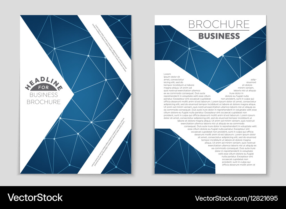 Abstract layout background set for art vector image