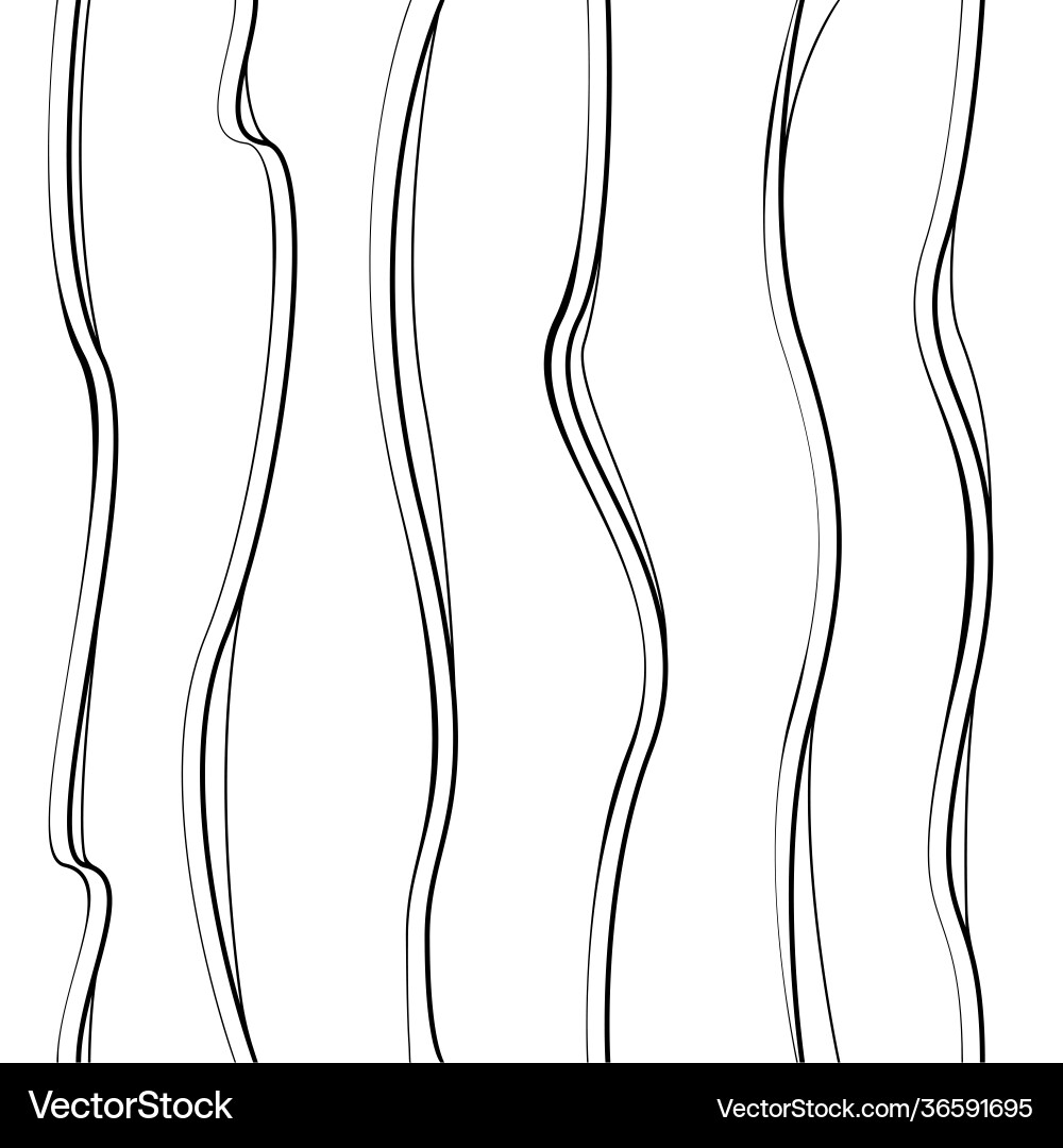 Abstract waves line pattern vector image