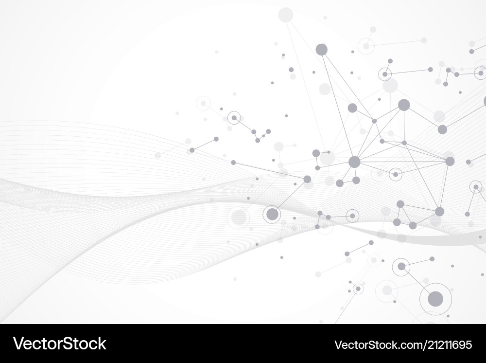 Big data visualization graphic abstract vector image