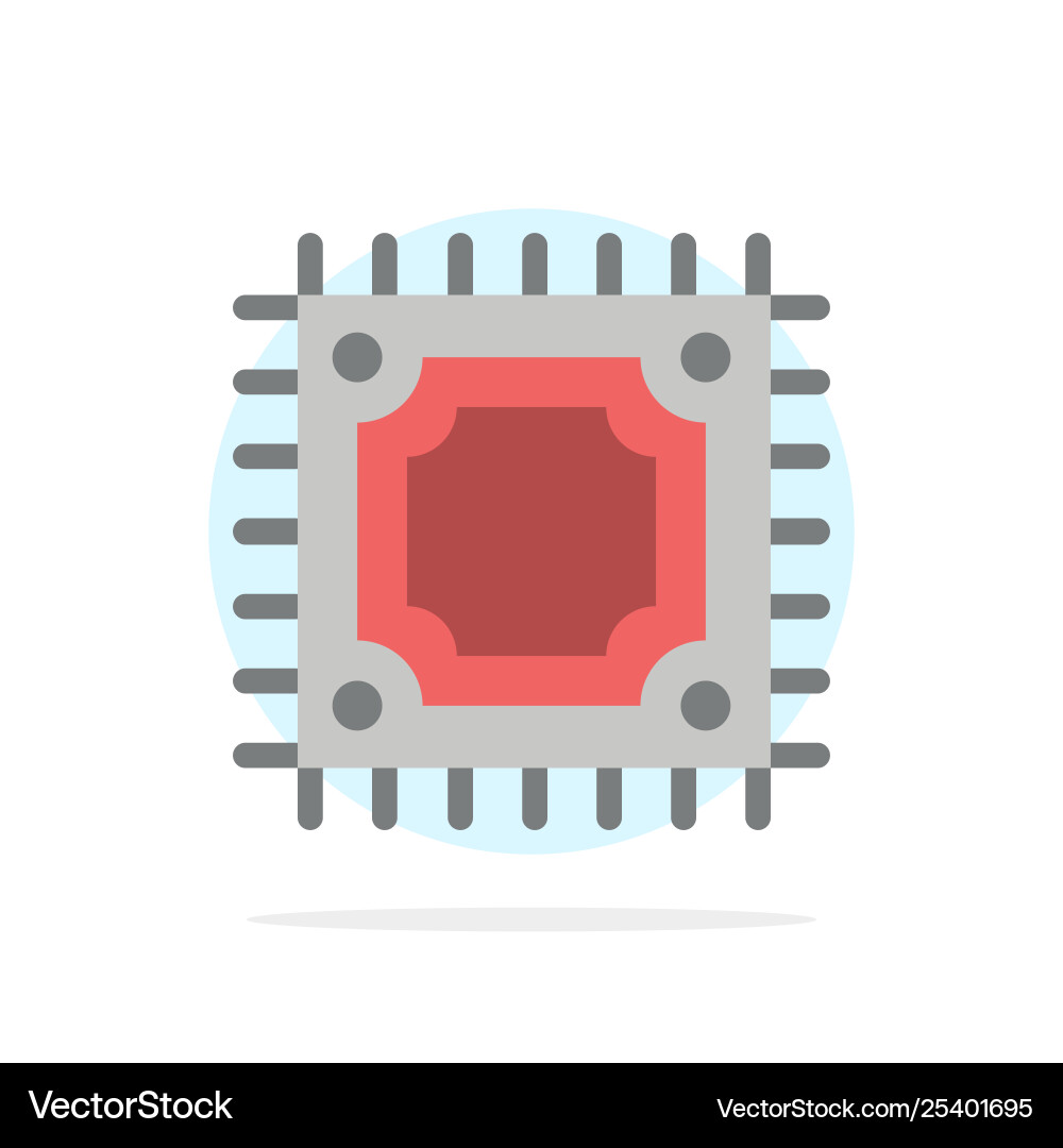 Cpu microchip processor abstract circle Cpu microchip processor abstract circle vector image