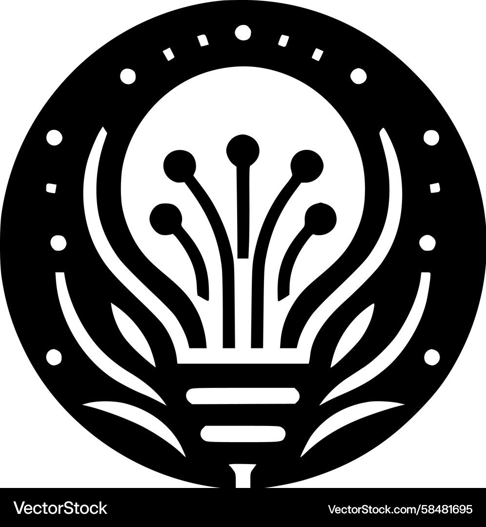 Dynamic Light Network Vector Image