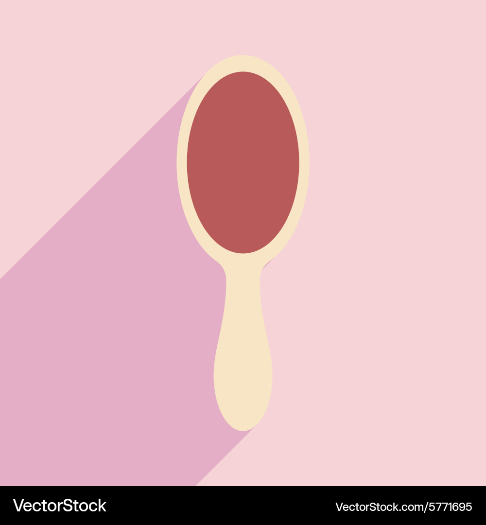 Flat with shadow icon and mobile application Vector Image
