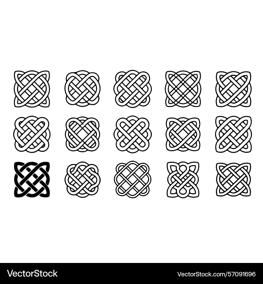 A seamless pattern of abstract geometric Vector Image