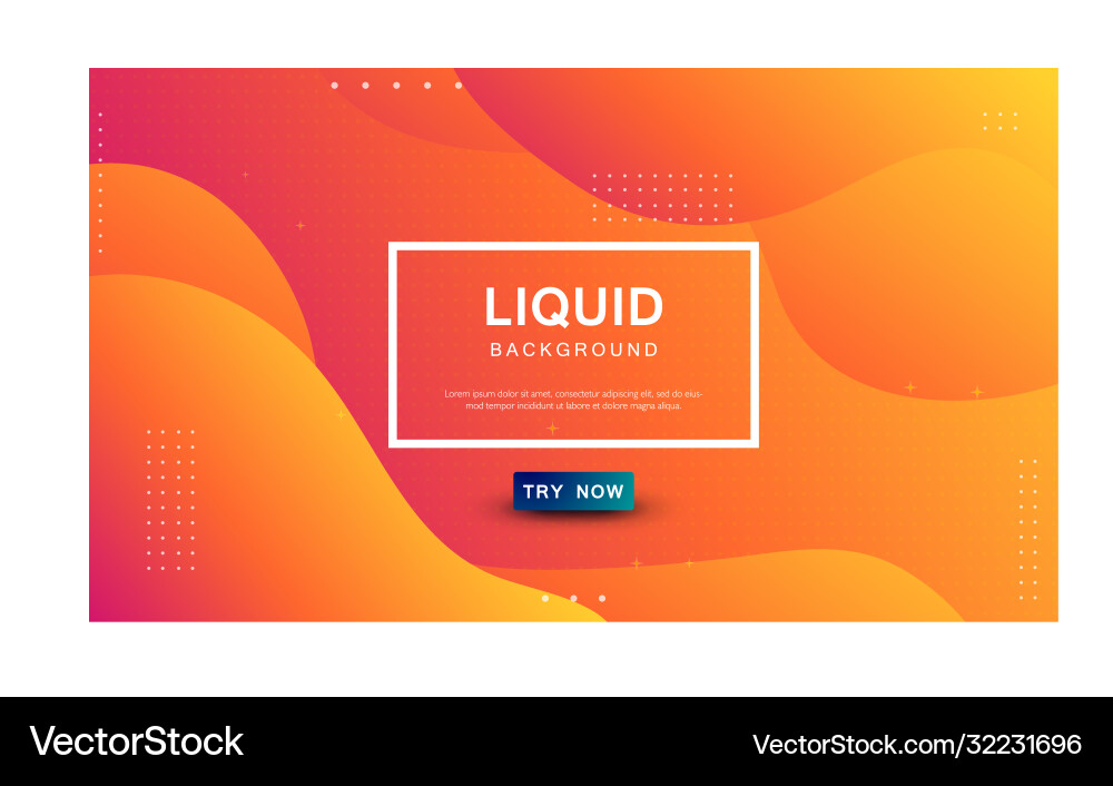 Gradient liquid color background dynamic textured Gradient liquid color background dynamic textured vector image