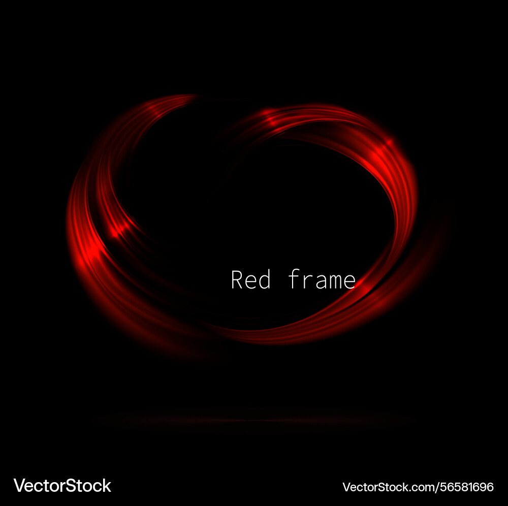 Isolated red round frame with glitter abstract Isolated red round frame with glitter abstract vector image
