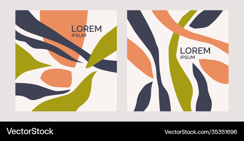 Modern poster different shapes in doodle style Modern poster different shapes in doodle style vector image