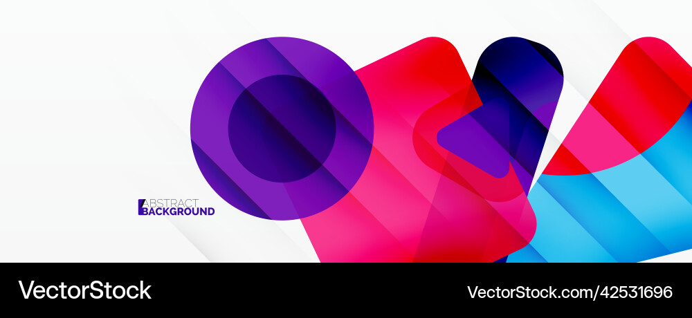 Primitive geometric shapes - line triangle Vector Image