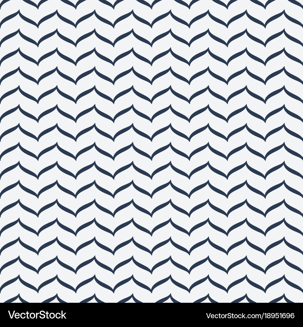 Seamless pattern with waves vector image