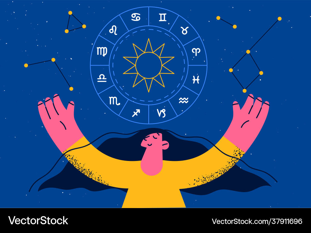 Spirituality and astrology symbols concept Spirituality and astrology symbols concept vector image