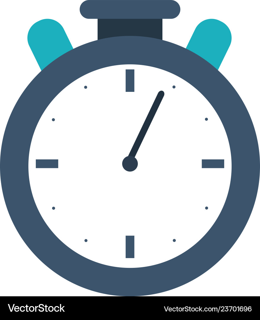 Timer clock symbol Vector Image