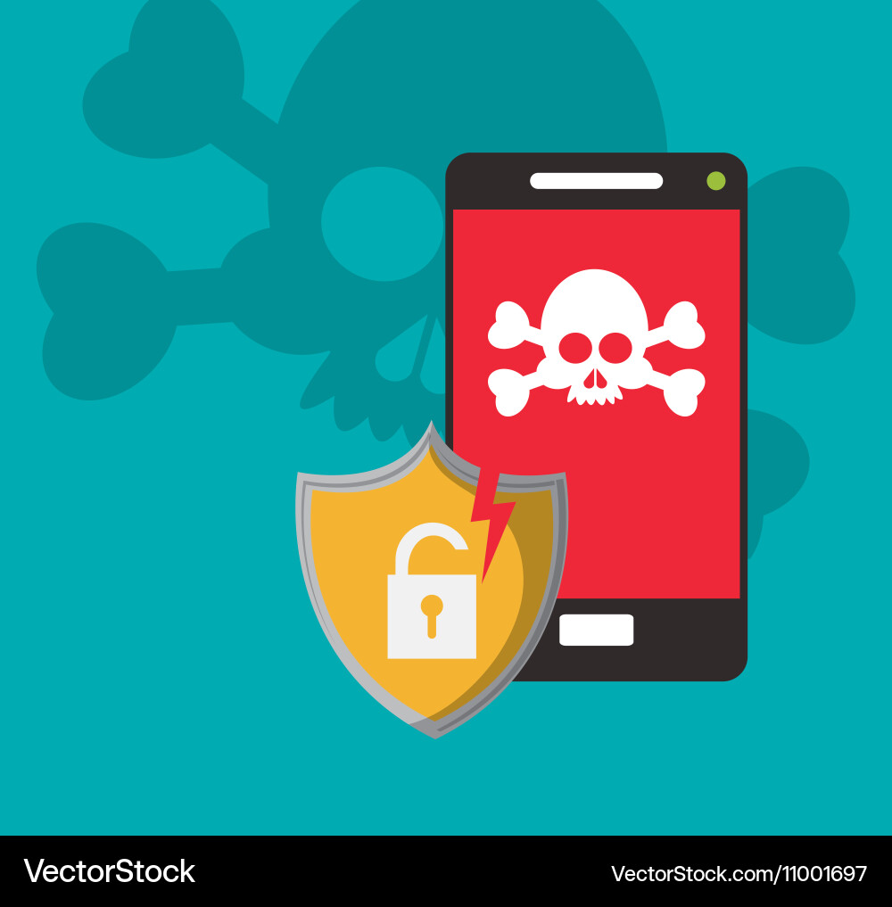Internet security related icons image Vector Image