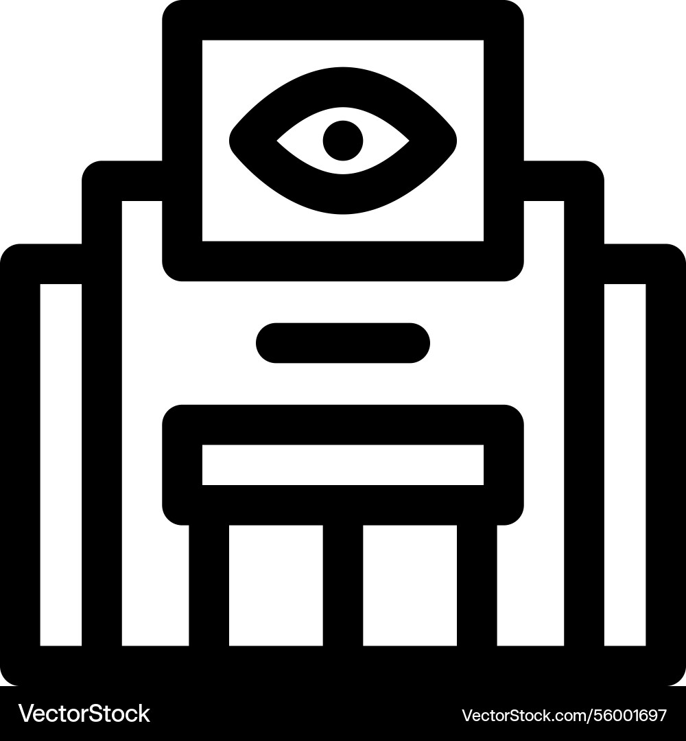 Optimization icon thin linear style design Vector Image