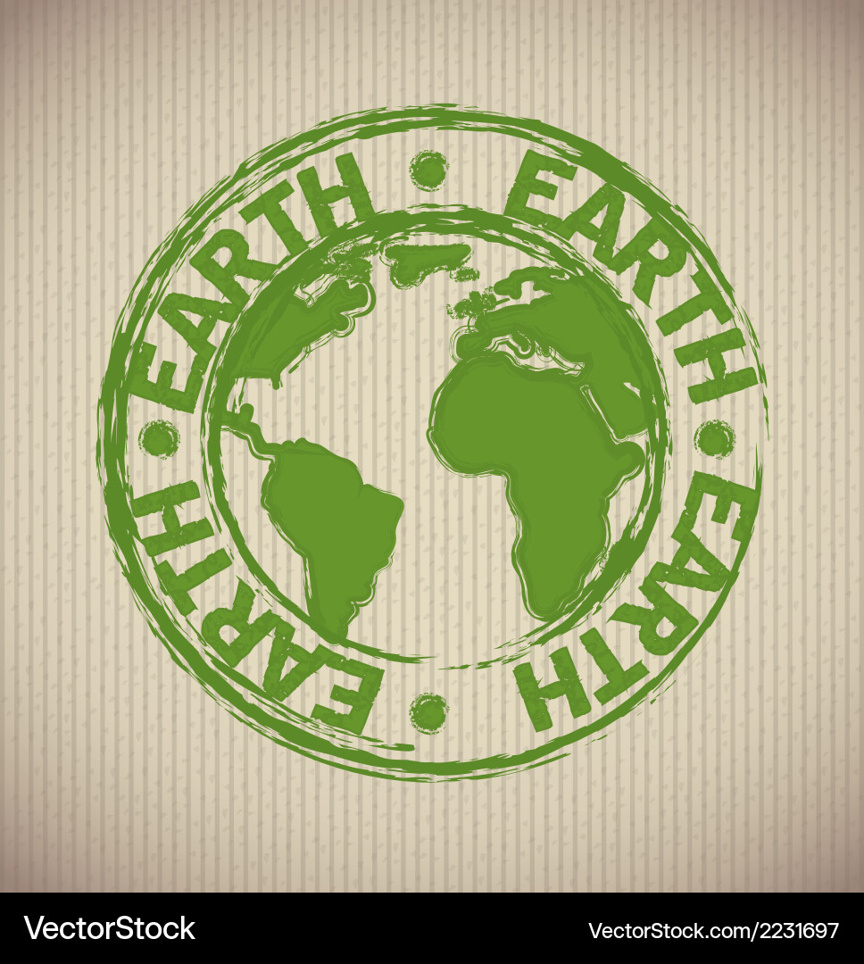 Planet design over lineal background Vector Image