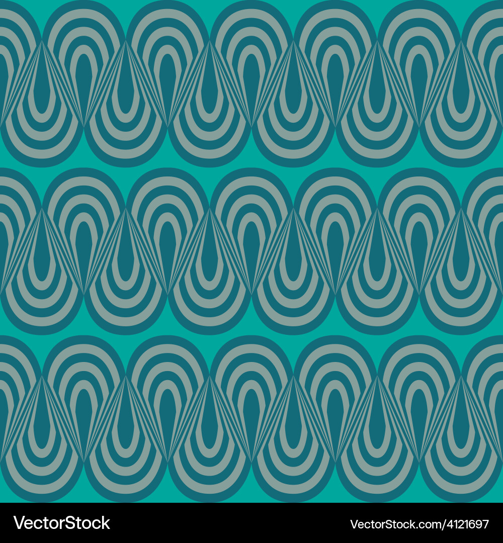 Seamless abstract pattern waves Vector Image