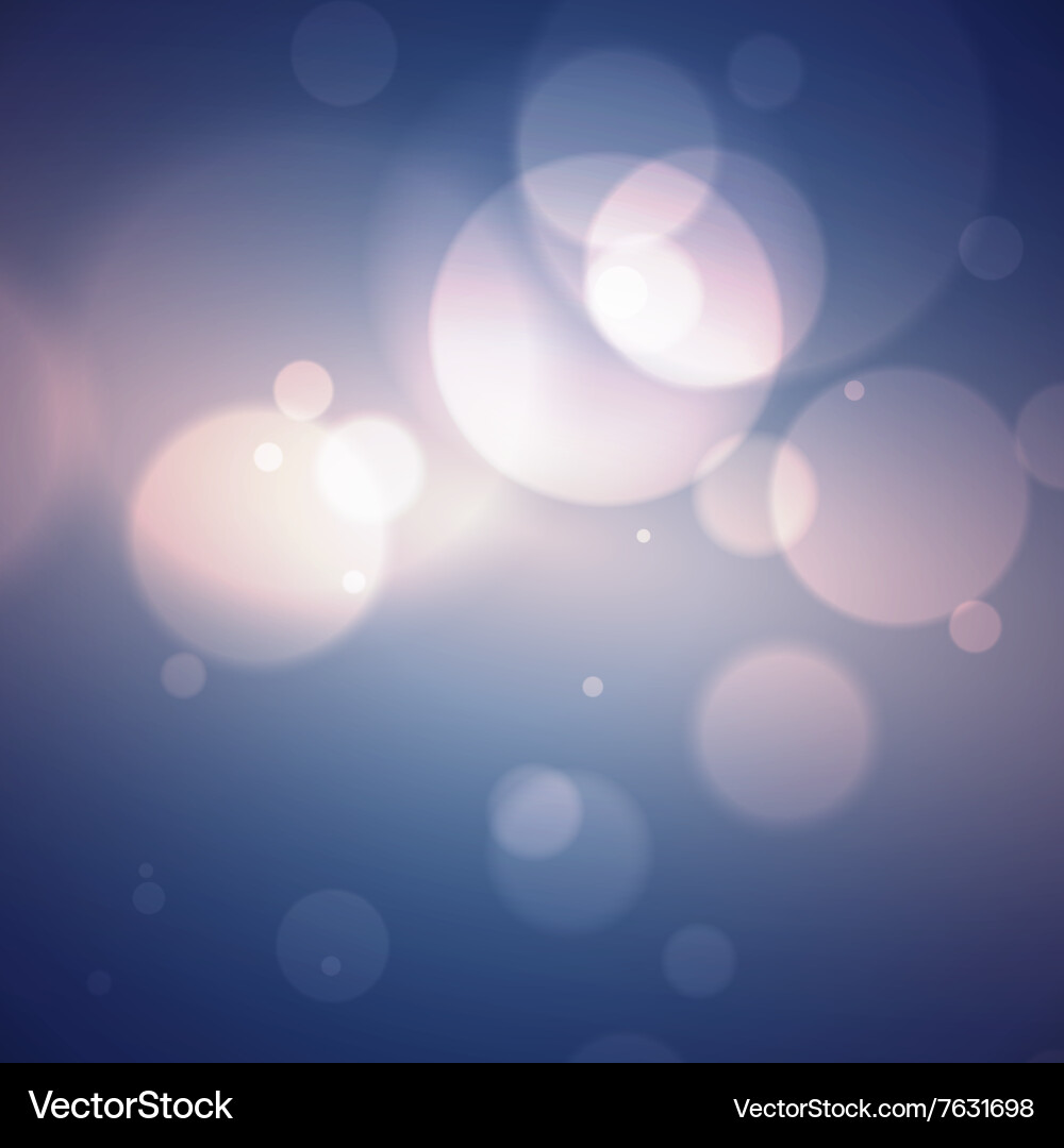 Abstract colorful bokeh background vector image