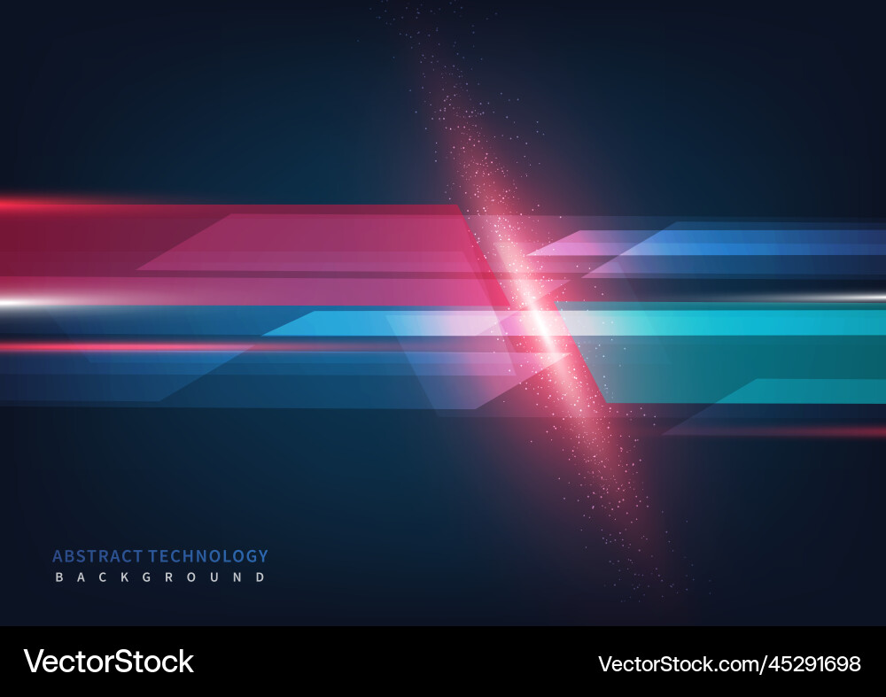 Abstract technology geometric overlapping hi Abstract technology geometric overlapping hi Vector Image