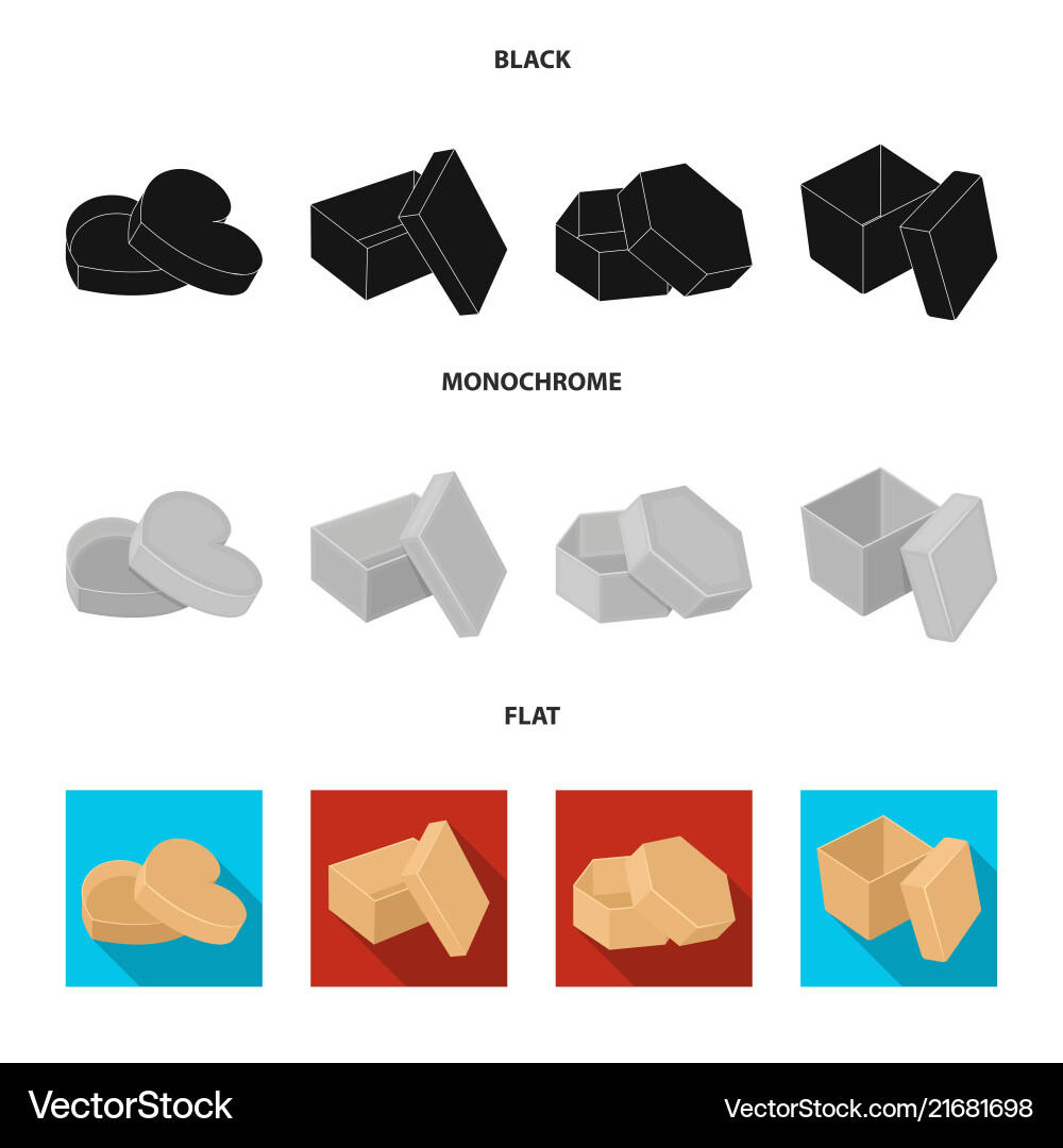 Box container package and other web icon Vector Image