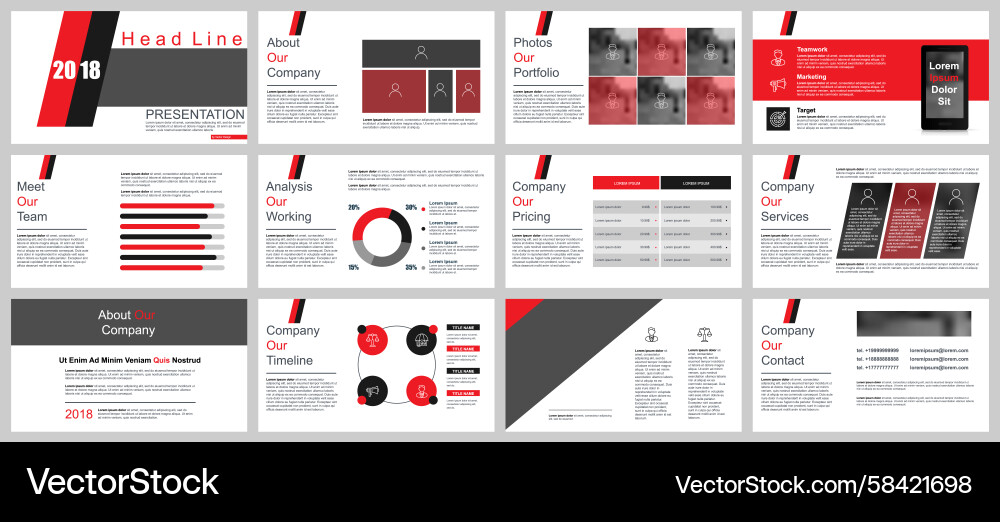 Business PowerPoint Templates - Slides Vector Image