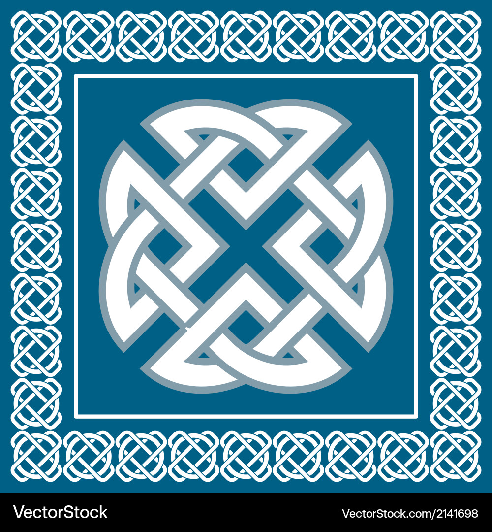 Celtic Knotwork Symbol Vector Image
