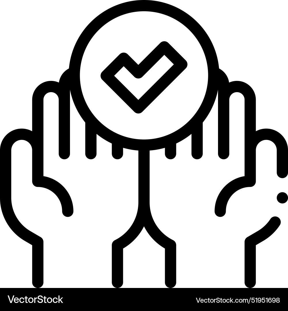 Clean icon thin linear style design isolated Vector Image