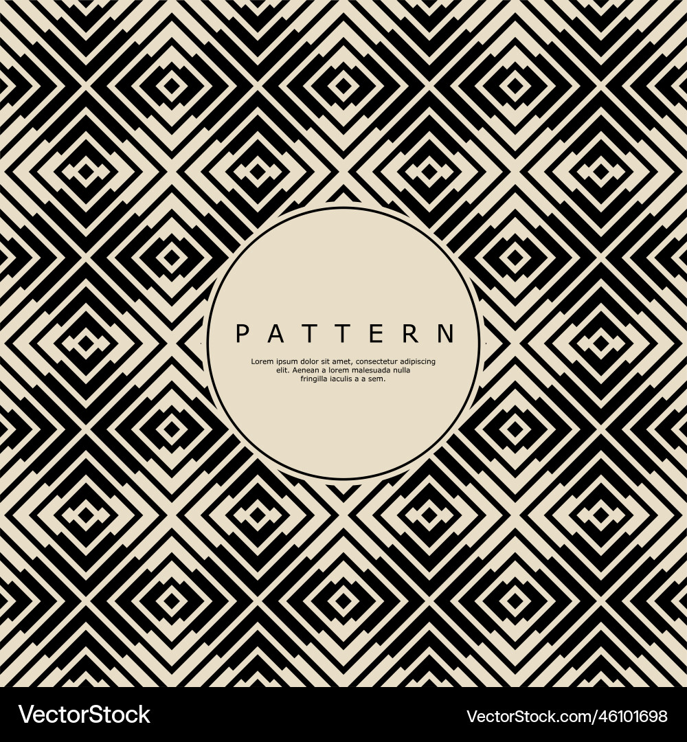 Geometric strip line box pattern design vector image