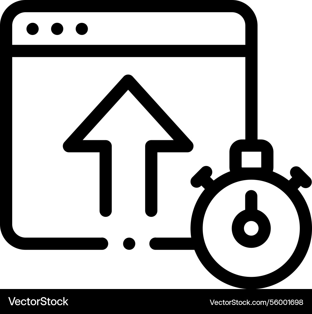 Option icon thin linear style design isolated vector image