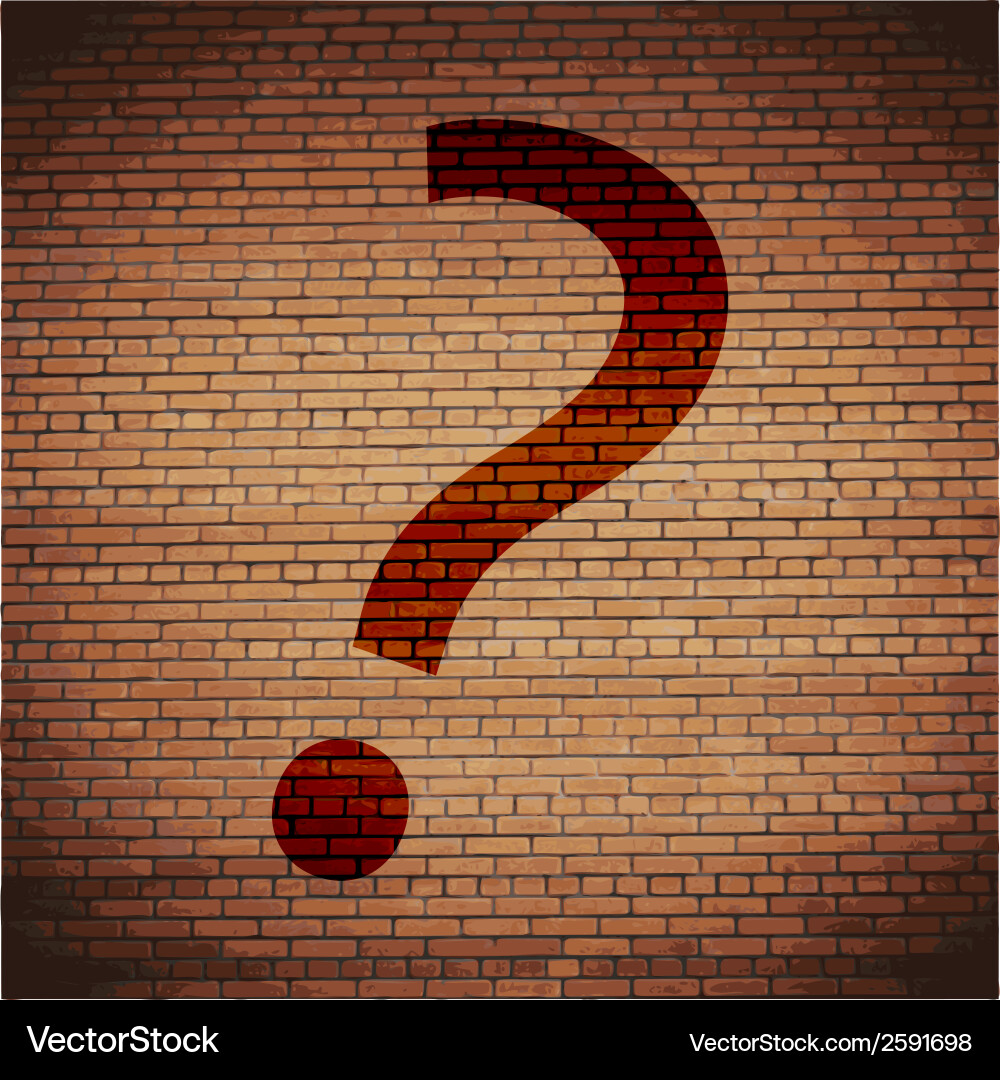 Question mark flat modern web button and space vector image