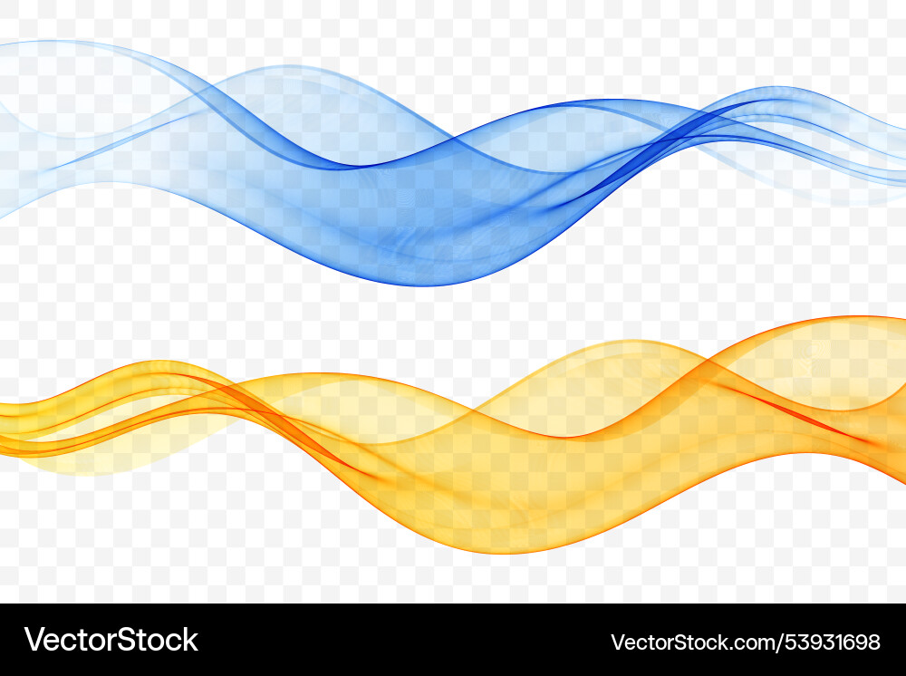 Transparent abstract wavy element flow Transparent abstract wavy element flow vector image