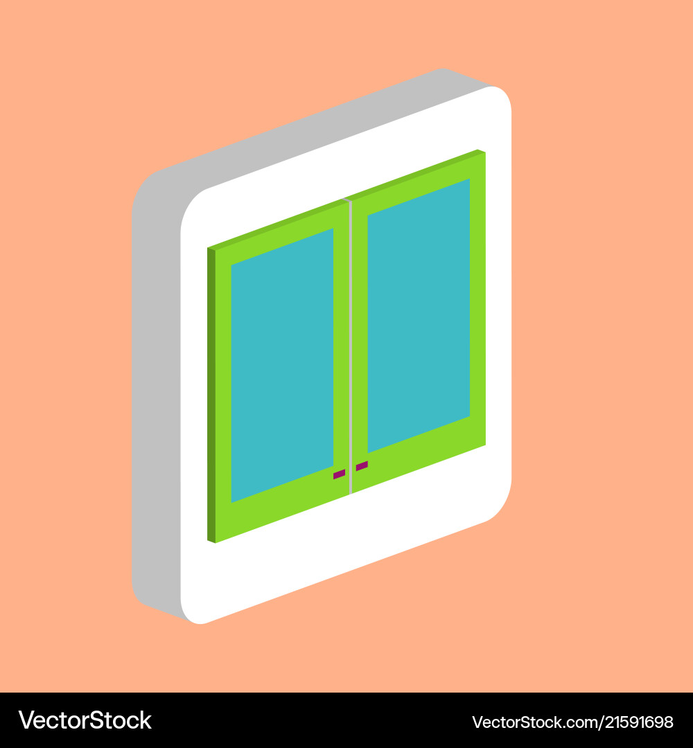 Window computer symbol Window computer symbol vector image