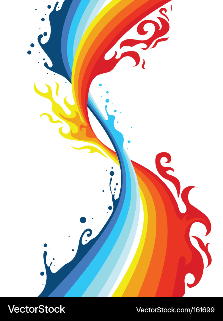Chromatic Flow Vector Image