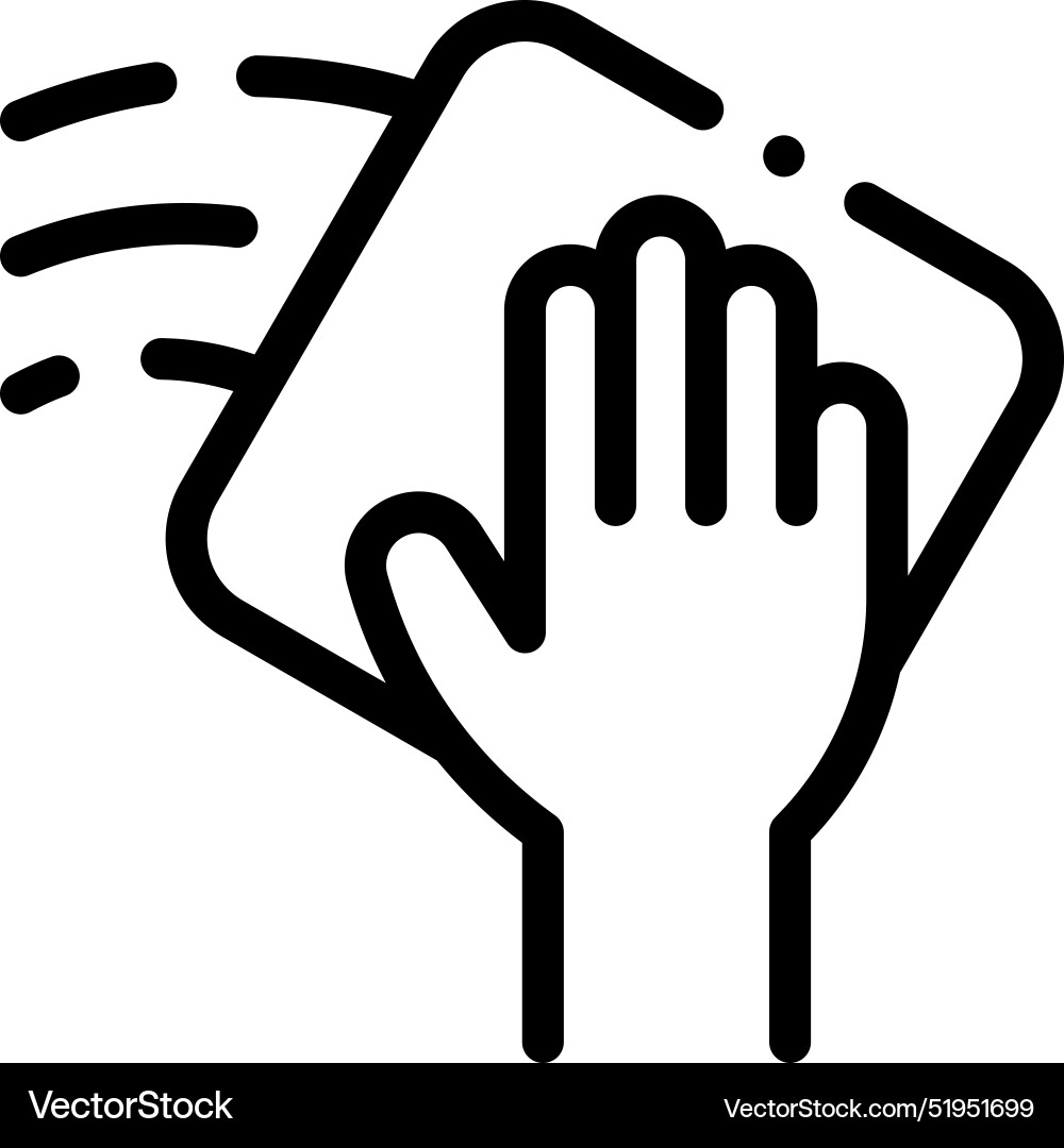 Clean icon thin linear style design isolated Clean icon thin linear style design isolated Vector Image
