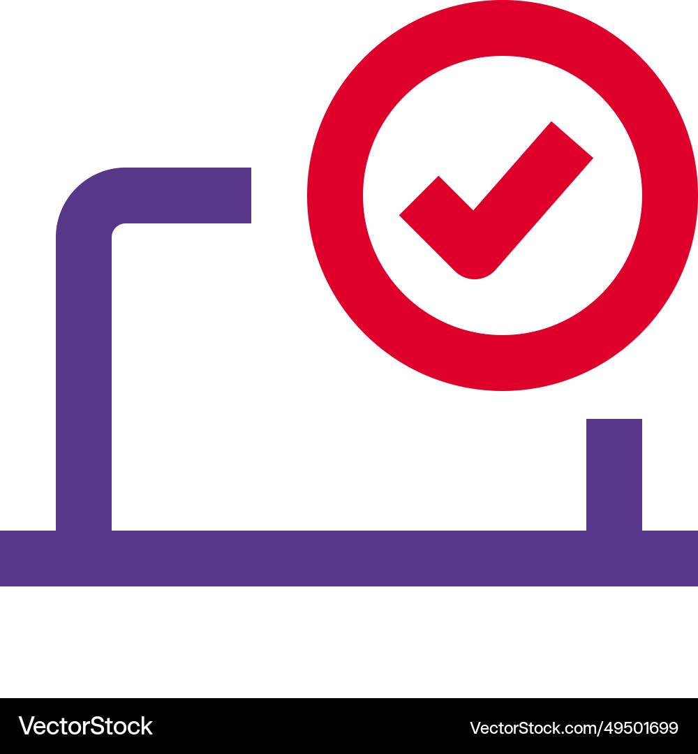 Document detailing features or functions of laptop vector image