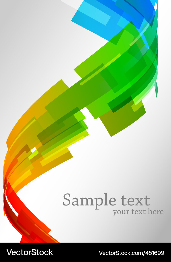 Dynamic Colorful Abstract Background vector image