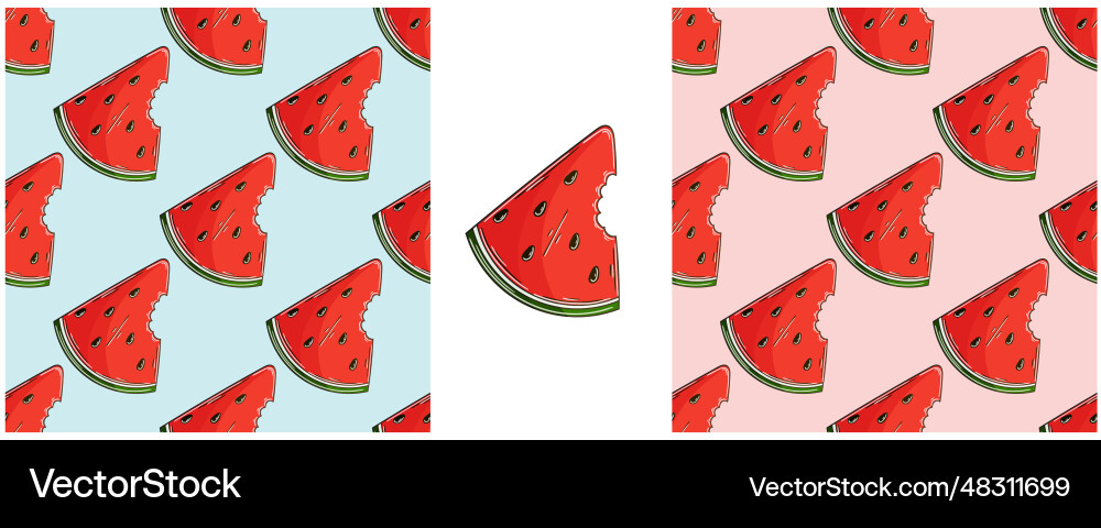 Seamless pattern color set in hand draw style can Seamless pattern color set in hand draw style can Vector Image