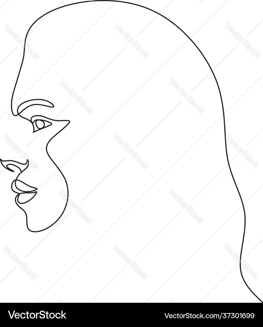 Surreal faces continuous line drawing set Surreal faces continuous line drawing set vector image