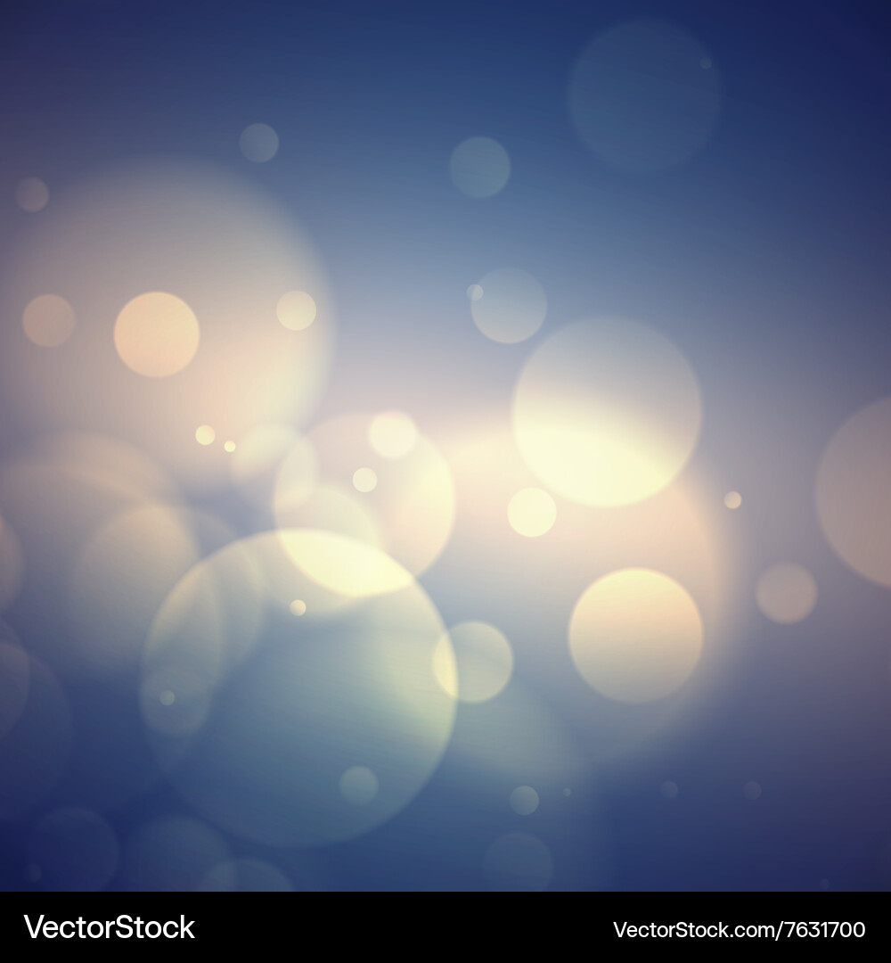 Abstract colorful bokeh background vector image