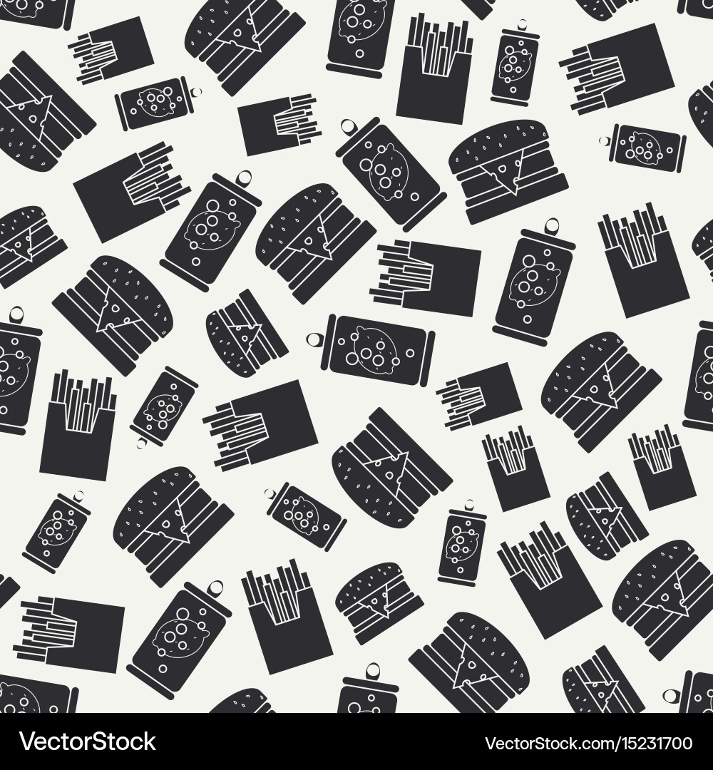 Abstract seamless background pattern in hipster vector image