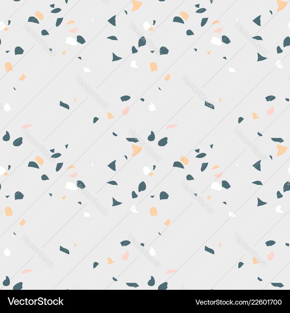 Abstract seamless pattern in terrazzo style Abstract seamless pattern in terrazzo style vector image