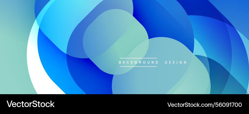 Circular abstract design with overlapping Circular abstract design with overlapping Vector Image