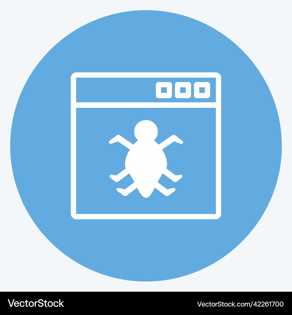 Icon bug in application suitable for programming vector image