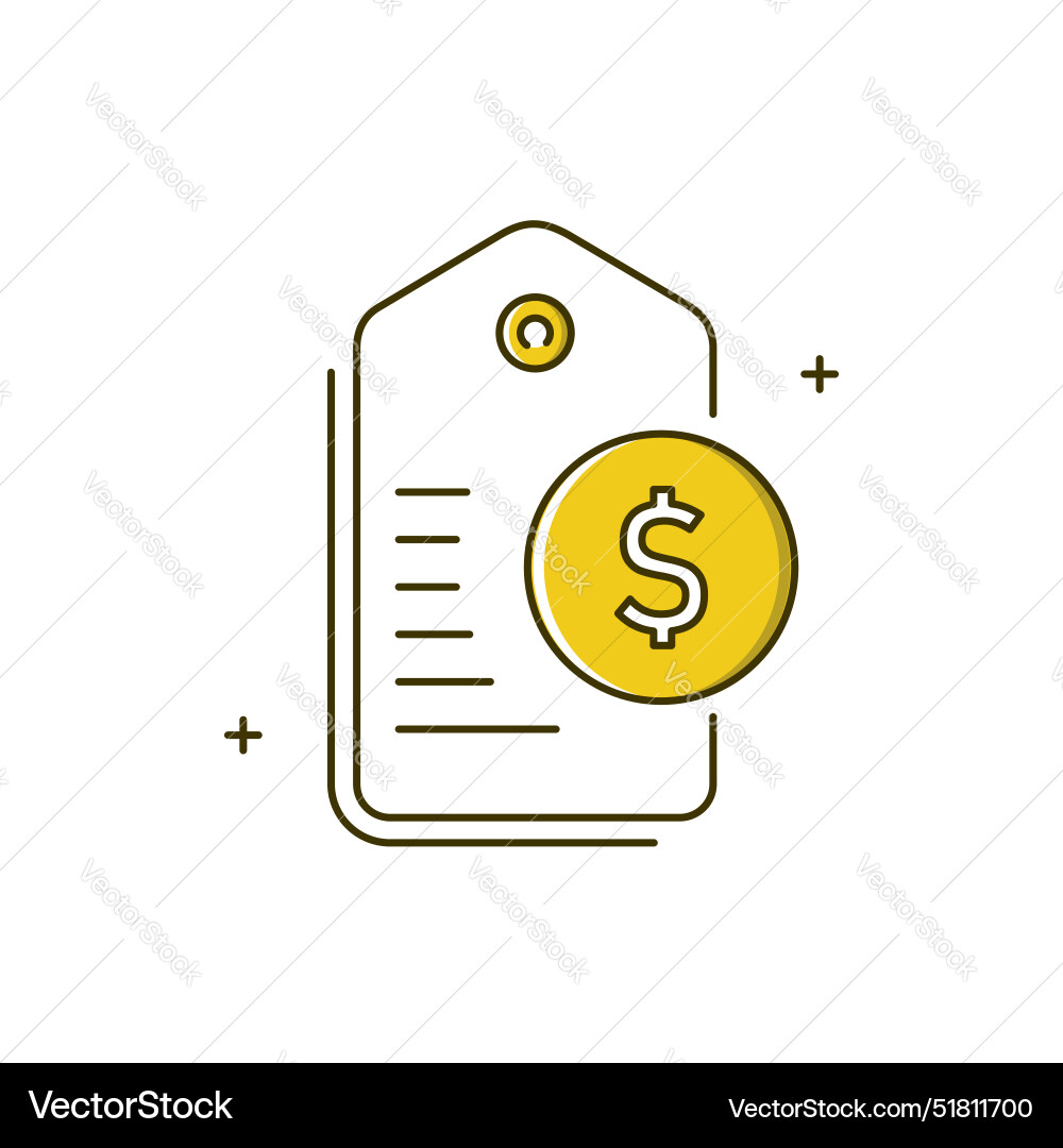 Real-time dynamic pricing icon design vector image