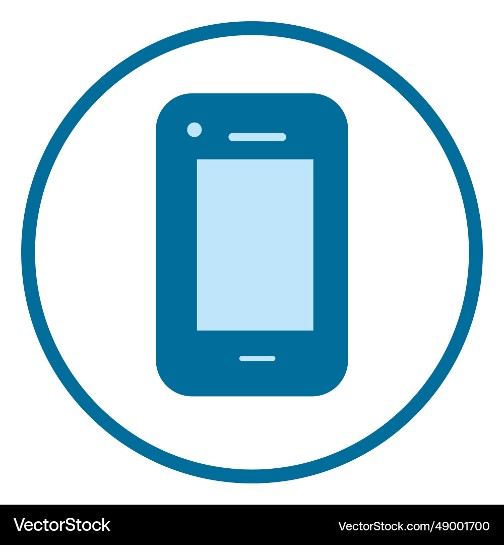 Smartphone ring icon Vector Image