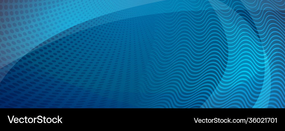 Abstract background curves and halftone dots Vector Image