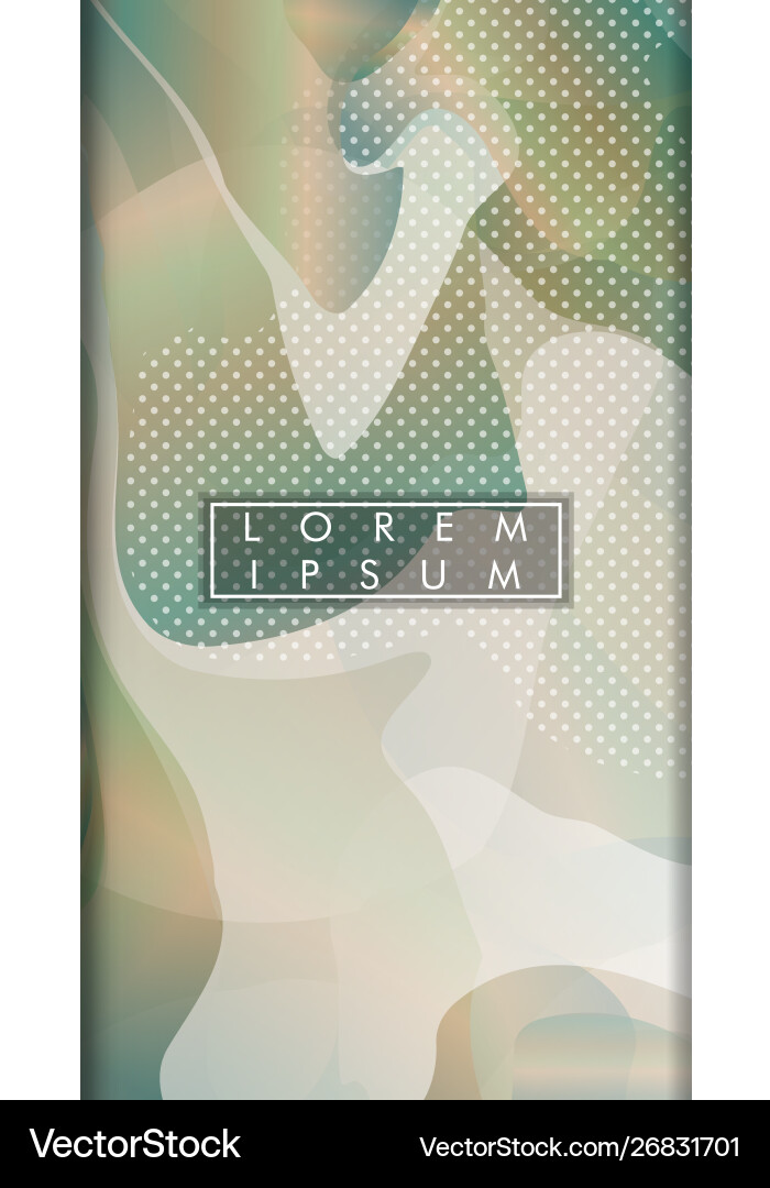 Abstract liquid pattern as background portrait Vector Image