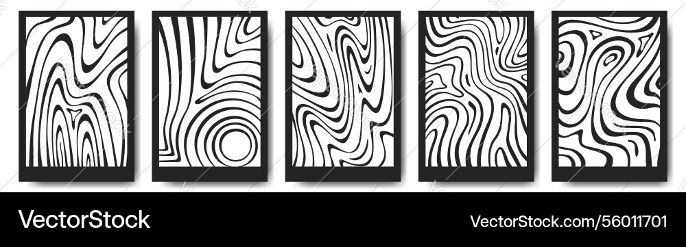 Abstract zebra pattern collection Abstract zebra pattern collection vector image